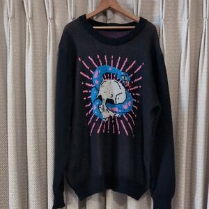 NWT Wesc Unisex Men's XXL Women's XXXL Skull Snake Sweater